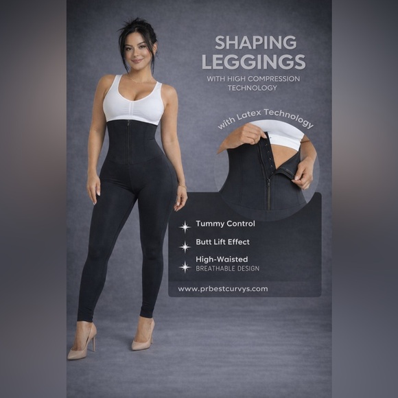 Latex Shaping Leggings with Technology - MeliBelt Ref. 7128 - Picture 11 of 15